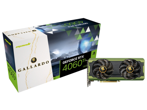 Manli GeForce RTX™ 4060 Ti 16GB Gallardo(M2565+N719)